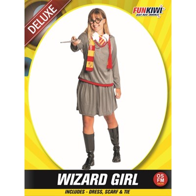 Adults Costume (Deluxe) - Wizard Girl