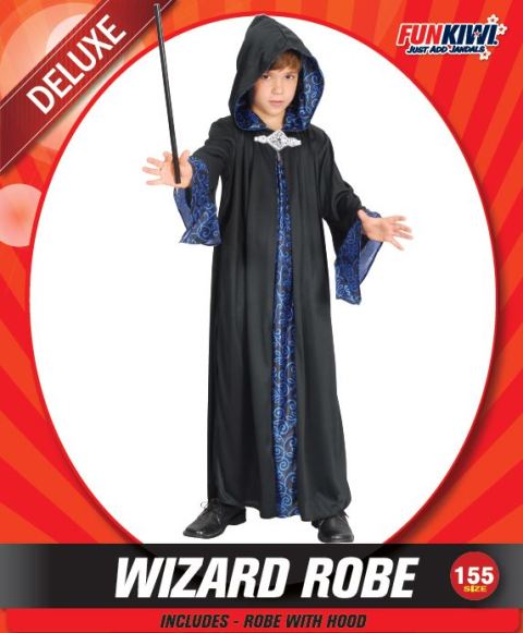 Kids Costume (Deluxe) - Wizard Robe (155cm)