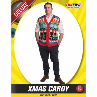 Adults Costume (Deluxe) - Xmas Cardy