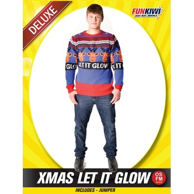 Adults Costume (Deluxe) - Xmas Let It Glow