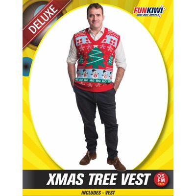 Adults Costume (Deluxe) - Xmas Tree Vest