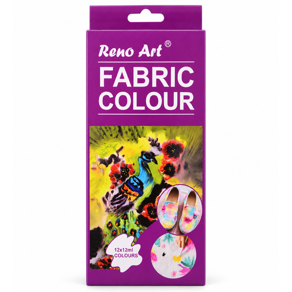 Fabric Colour Paint Set (12ml Tubes) 12PK — FC-1212S