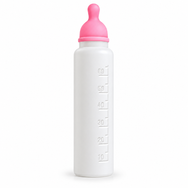 FKBABYB-1 novelty baby costume bottle with pink top