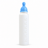 FKBABYB-2 novelty baby costume bottle with blue top