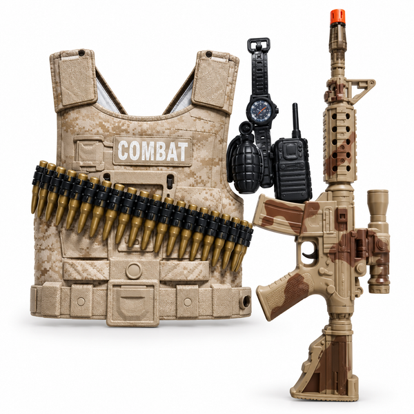 Desert Camouflage Commando Costume Set
