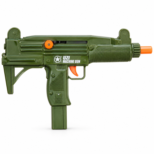 Green Uzi Toy Costume Gun