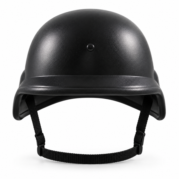 Black Military Costume Helmet