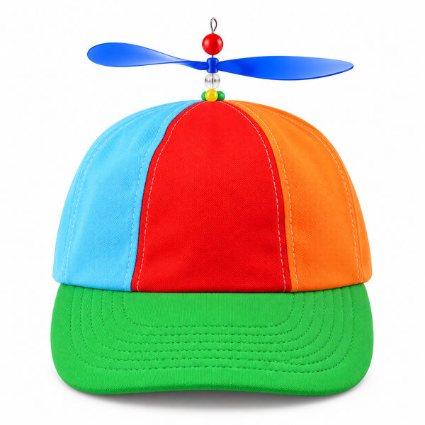 Multicolour Propeller Cap