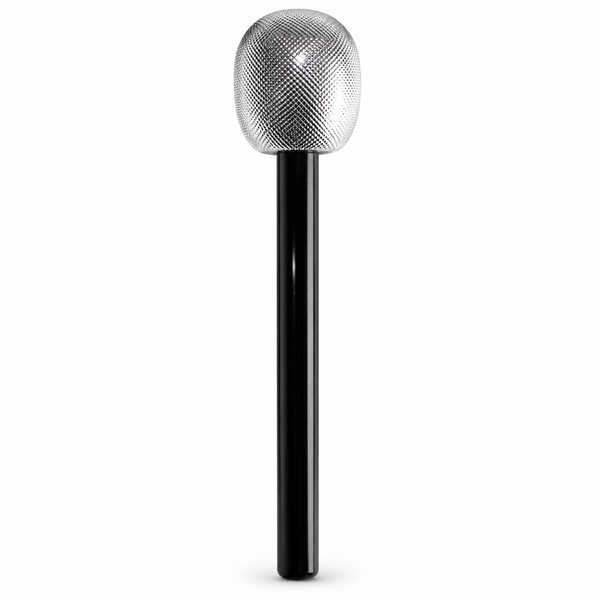 Silver Toy Microphone