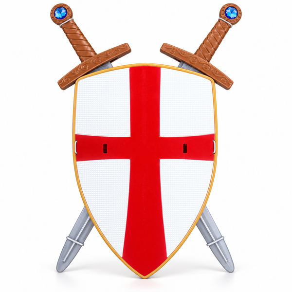 Knight Shield & Two Toy Swords Set