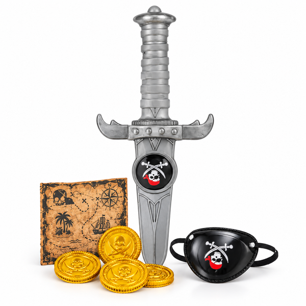 Pirate Dagger & Treasure Costume Set