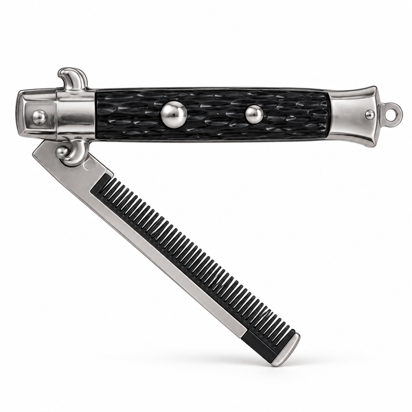 Novelty Switchblade-Style Comb