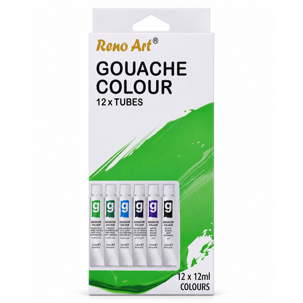 Gouache Colour Paint Set (12ml Tubes) 12PK — GC-1212S