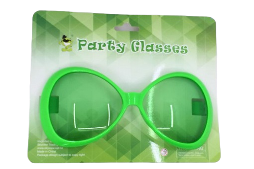 Dress Up Accessory - Disco Glasses (Green)