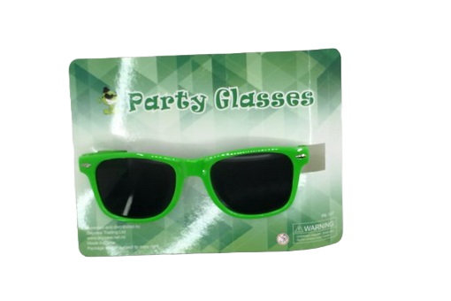 Dress Up Accessory - Wayfer Party Glasses (Green)