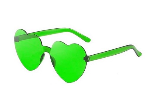 Dress Up Accessories - Heart Shaped Rimless Glasses