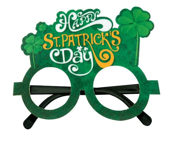 St Patrick's Day Dress Up Accessories - Felt Glasses (Style 2)