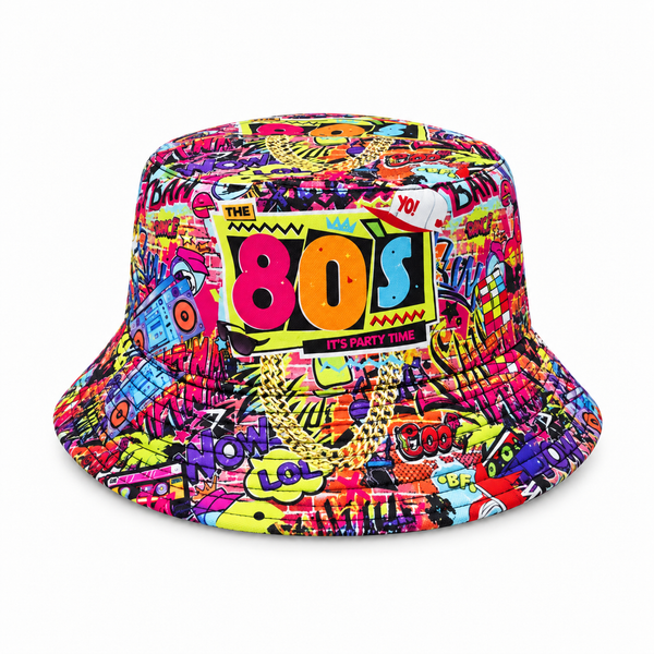 80s Graffiti Bucket Hat