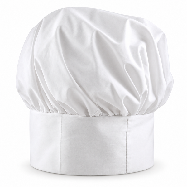 White Deluxe Chef Costume Hat
