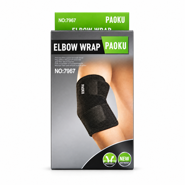 PAOKU Premium Compression Support - Elbow Wrap