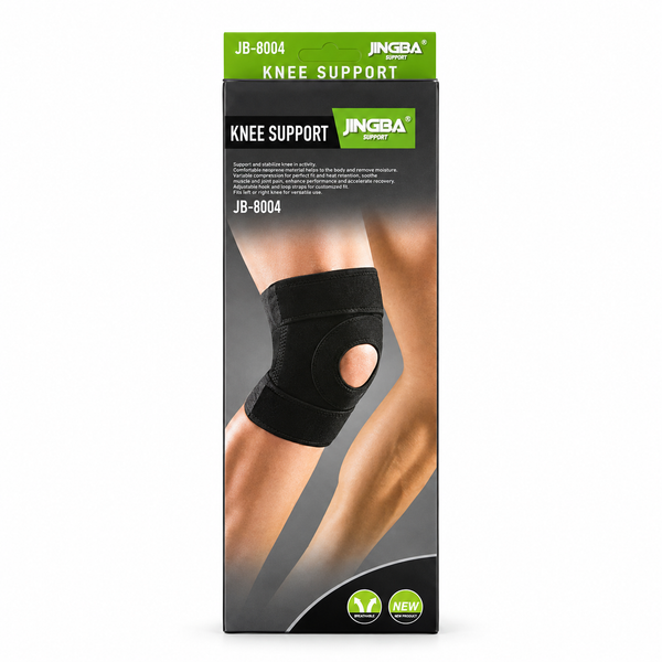 JINGBA Premium Compression Support - Open-Patella Knee