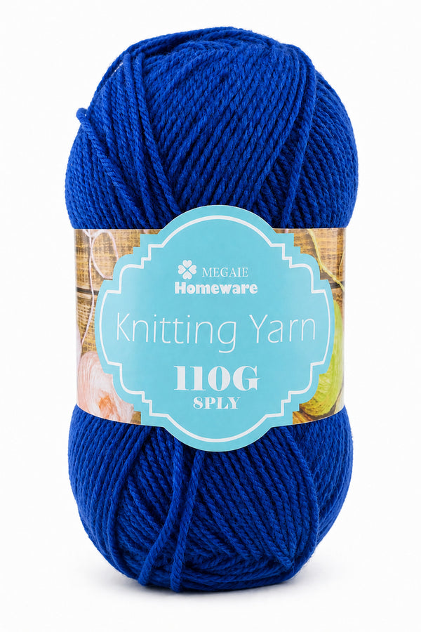 Knitting Yarn (100g) - Royal Blue (#12)
