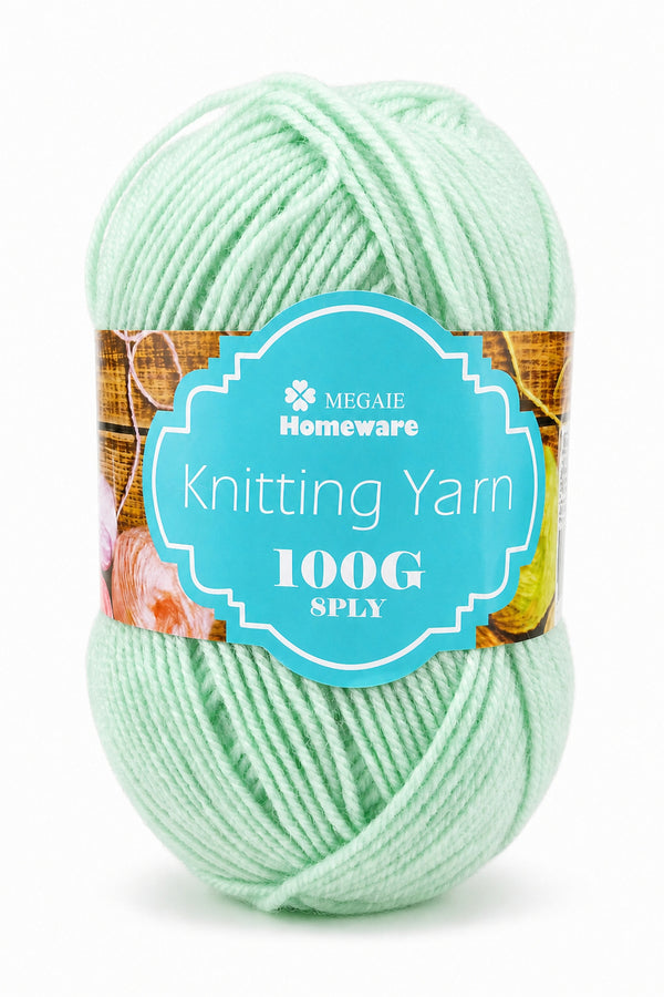 Knitting Yarn (100g) - Aqua (#24)