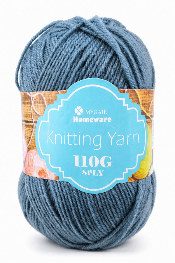 Knitting Yarn (100g) - Aegean Blue (#27)