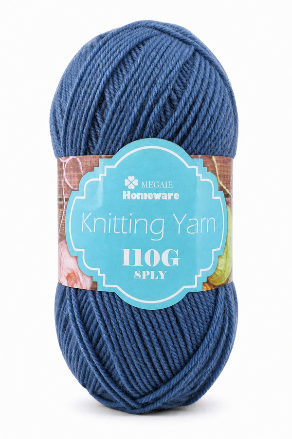 Knitting Yarn (100g) - Steel Blue (#29)