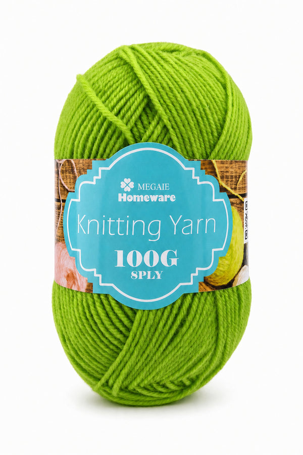 Knitting Yarn (100g) - Light Green (#06)