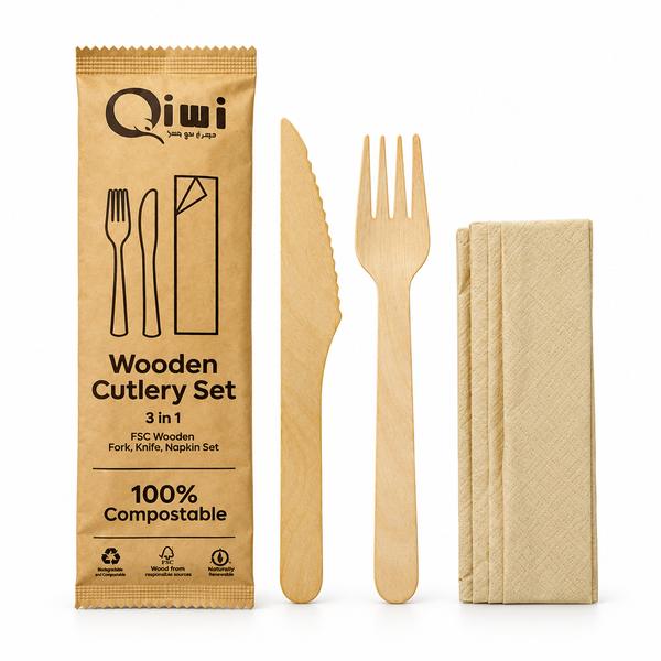 Wooden Cutlery Set - 3 in 1 (LP0162)