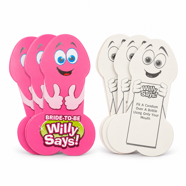 Hen's Night - Willy Says Party Game Cards