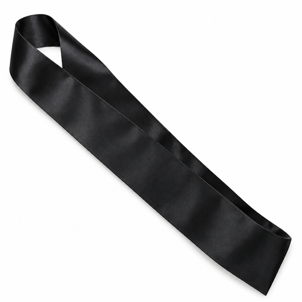 Hen's Night - Plain Party Sash - Black