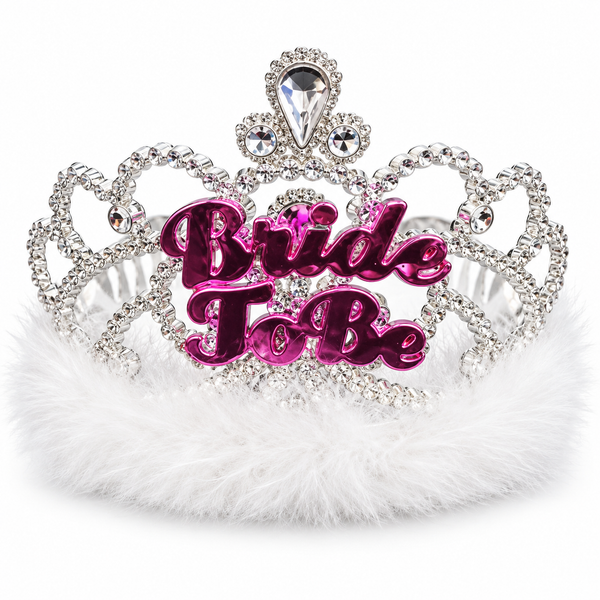 Hen's Night - Bride to Be Feather Tiara