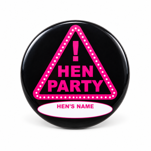 Hen's Night - Hen Party Badges (6 Pack)