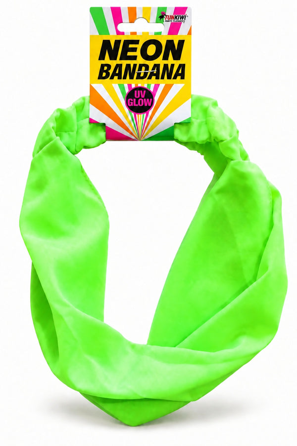 Neon Series (UV Glow) - Bandana (Green)
