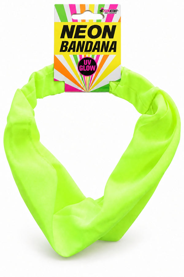 Neon Series (UV Glow) - Bandana (Yellow)