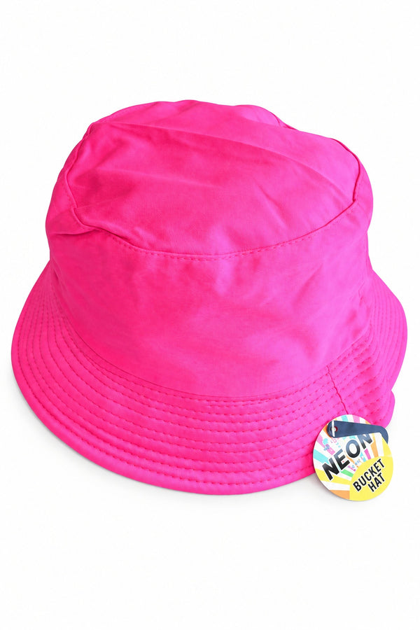 Neon Series (UV Glow) - Bucket Hat (Pink)
