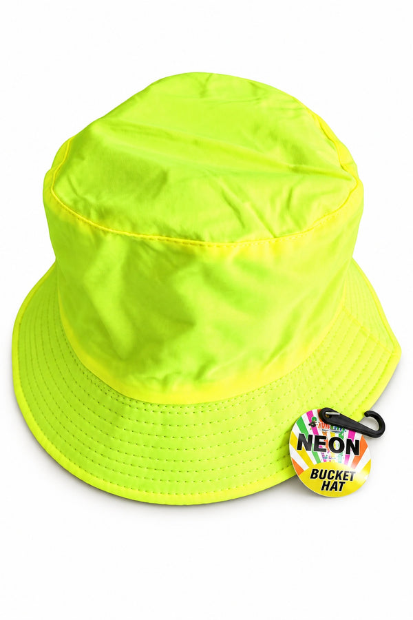 Neon Series (UV Glow) - Bucket Hat (Yellow)