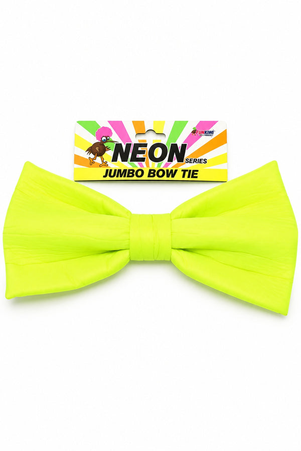 Neon Series (UV Glow) - Jumbo Bow Tie (Green)