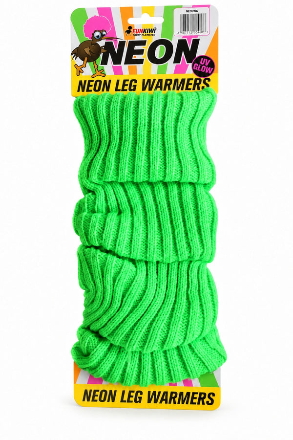 Neon Series (UV Glow) - Leg Warmers (Green)
