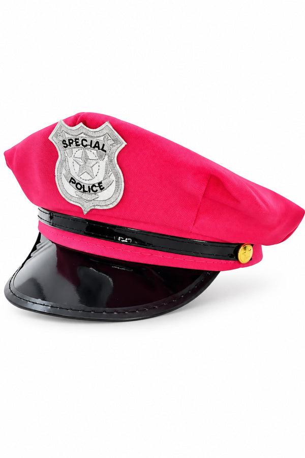 Neon Series (UV Glow) - Police Hat (Pink)