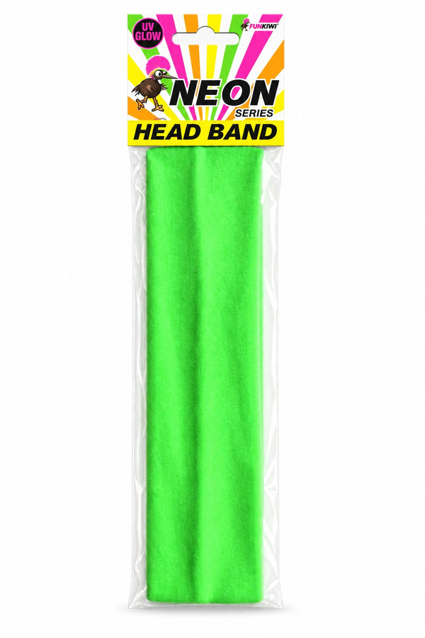Neon Series (UV Glow) - Head Band (Green)