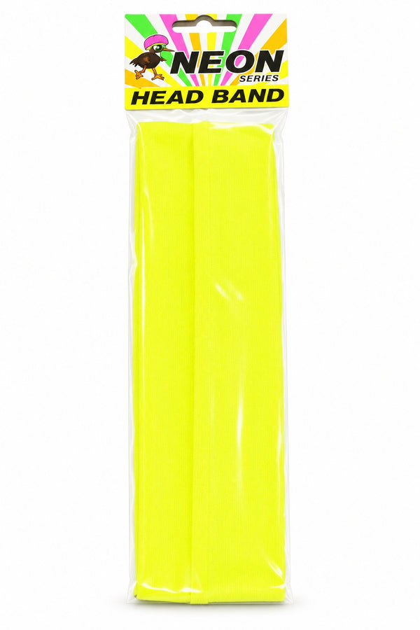 Neon Series (UV Glow) - Head Band (Yellow)