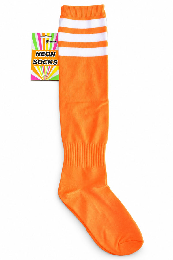 Neon Series (UV Glow) - Socks (Orange)