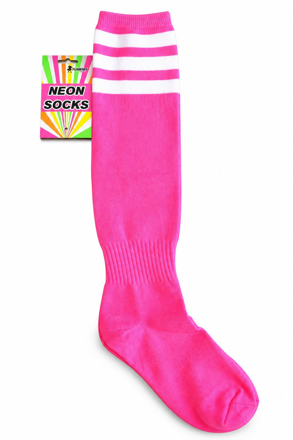 Neon Series (UV Glow) - Socks (Pink)
