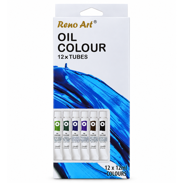 Oil Colour Paint Set (12ml Tubes) 12PK — OC-1212S