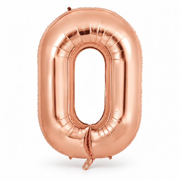 Rose Gold Letter O Foil Balloon
