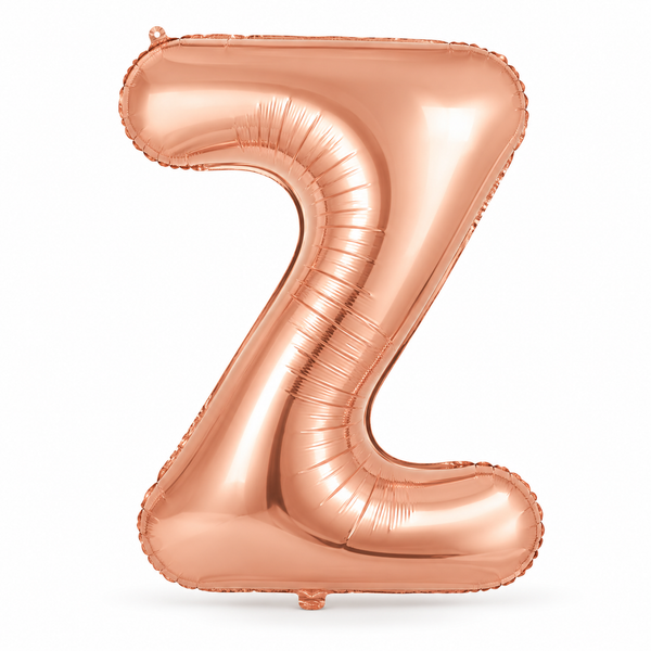 Rose Gold Letter Z Foil Balloon