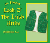 Adults Costume (Deluxe) - St Patrick's Green Vest
